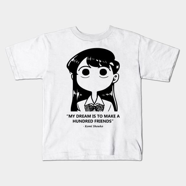 komi san Kids T-Shirt by Madelyn_Frere